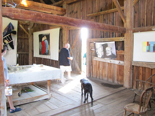 The Art Fam at Crooed Brook Studios in Wadhams, NY The Art Fam at Crooed Brook Studios in Wadhams, NY