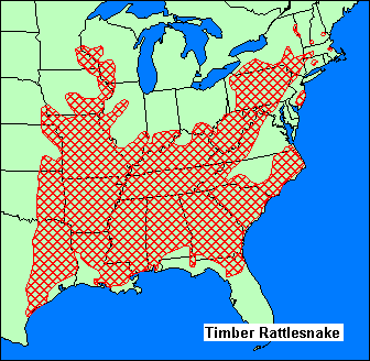 Timber Rattlesnake locations