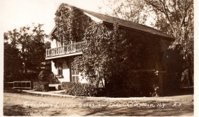 Noble Library, Essex, NY (Postcard)