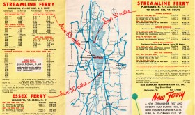 Ferry Brochure1954 (Interior) Schedules, prices, and map