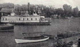 Essex-Charlotte Steam Ferry at Essex dock