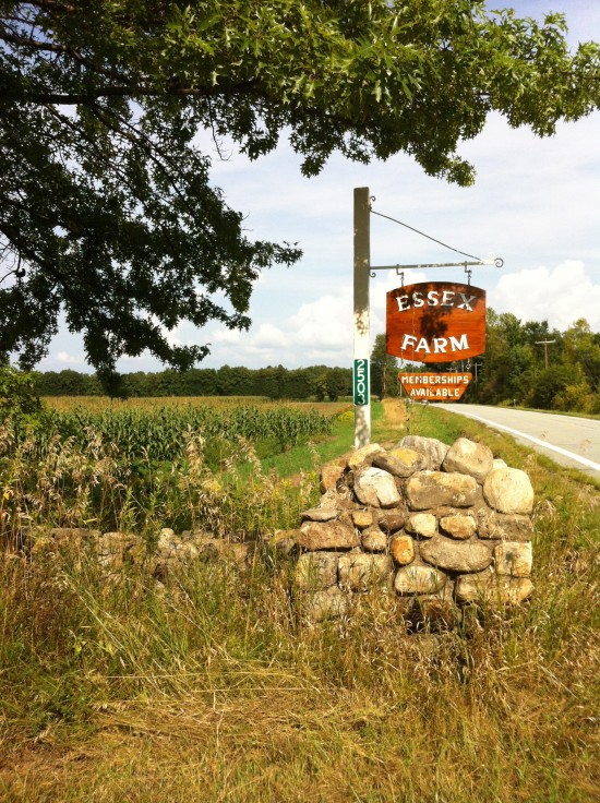 Essex Farm sign (Credit: Kristin Kimball)